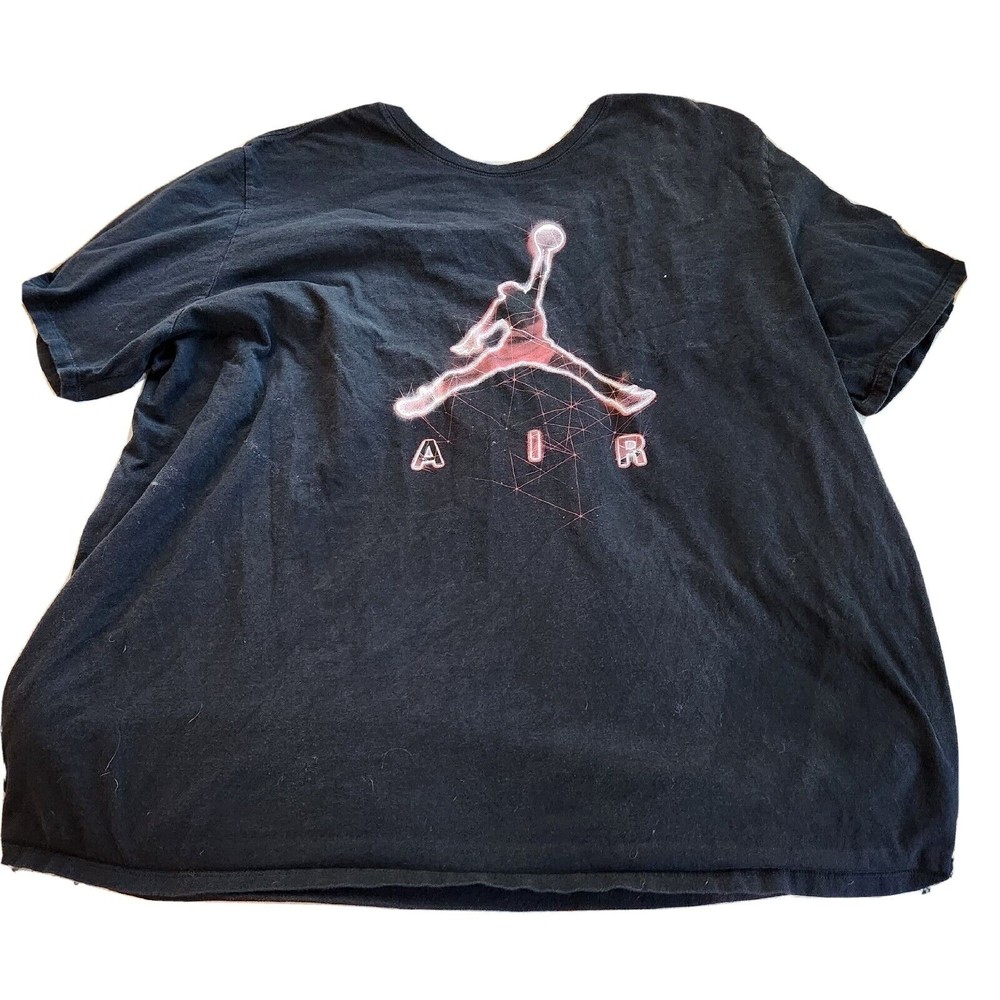 NIKE AIR JORDAN DNA JUMPMAN BASKETBALL SPORTS ATHLETE T‎ Shirt Mens Black 3XL